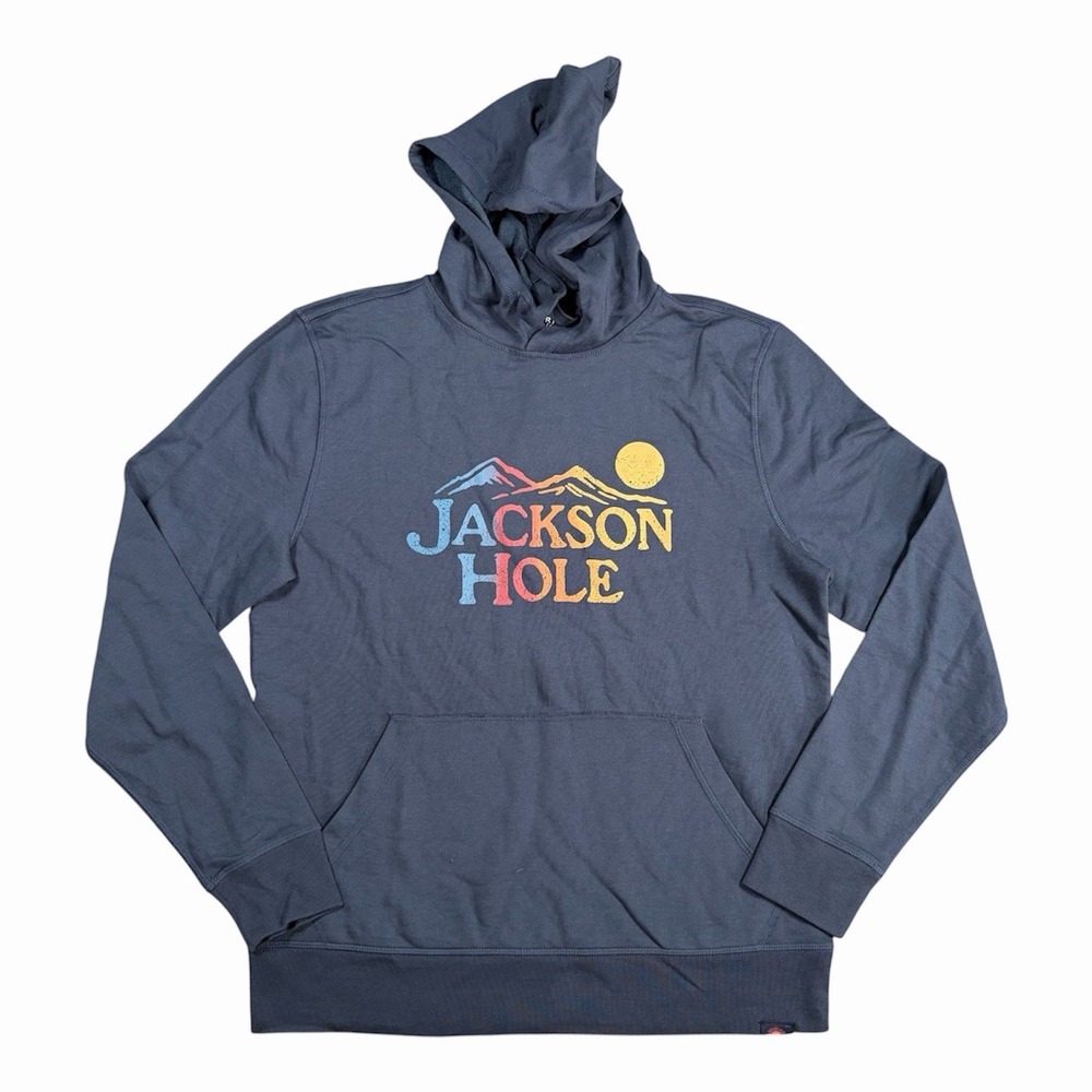 Faherty Hoodie Jackson Hole Mens Sz M Sunwashed Slub Lightweight Stretch Casual